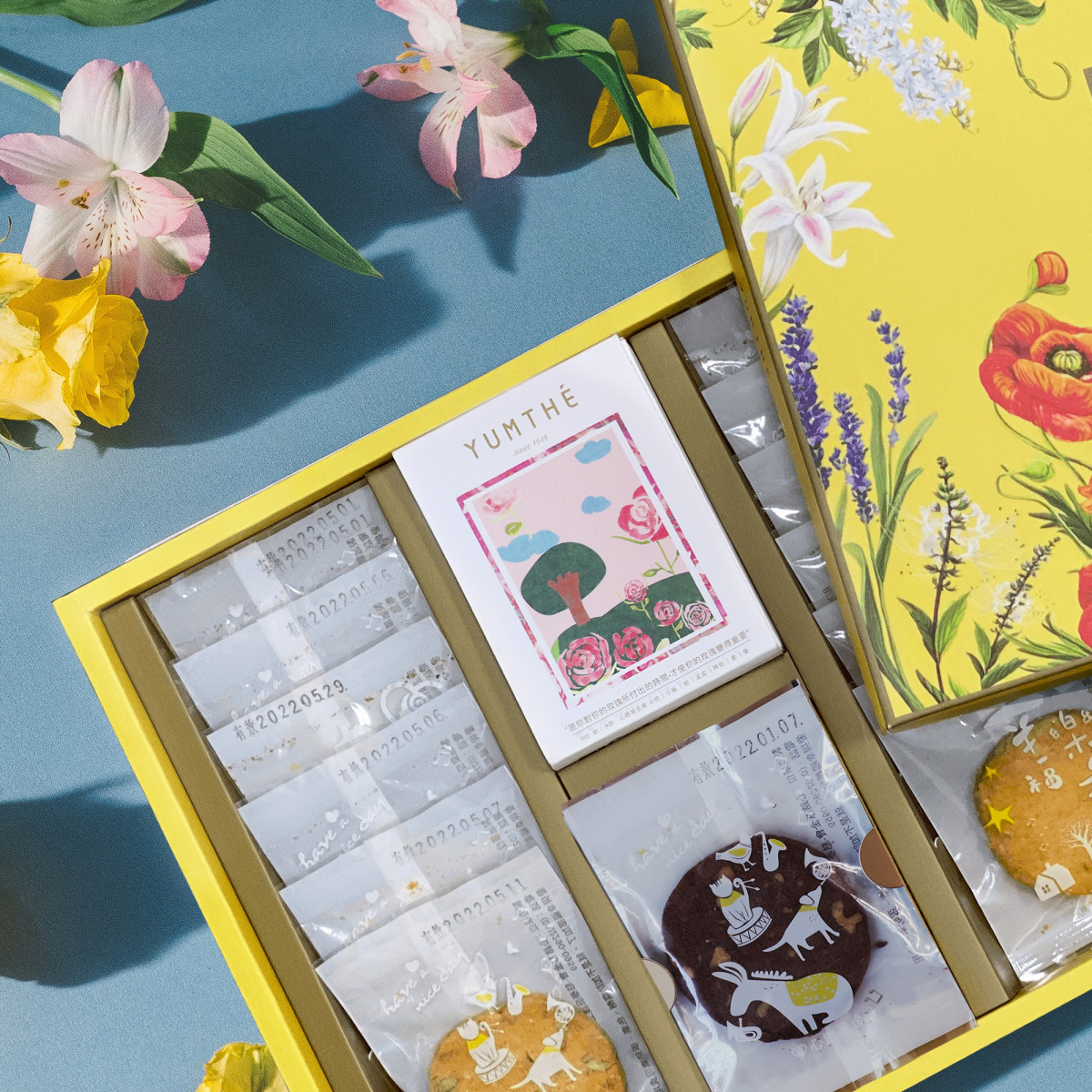 花獻 -心路× YUMTHÉ聯名禮盒（餅乾+茶禮款）