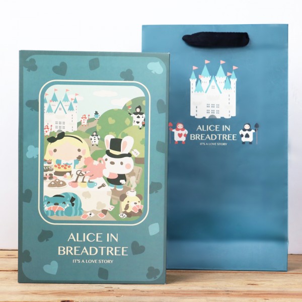 遇見幸福的童話．愛麗絲夢遊仙境（麵包樹聯名蛋捲/餅乾禮盒）