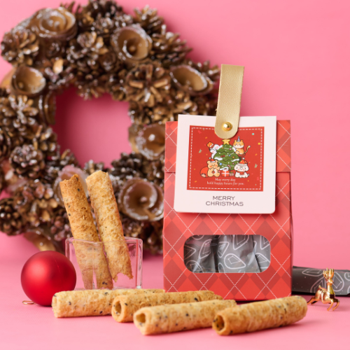 │聖誕限定│聖誕派對提盒 (芝麻蛋捲6入款)