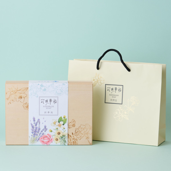 │新裝上市│花現幸福木製四季皂禮盒
