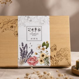 花現幸福 木製四季皂禮盒